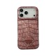 Prada Croc-Embossed Triangle Logo iPhone Case