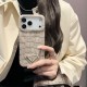 Prada Croc-Embossed Triangle Logo iPhone Case