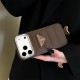 Prada Quilted Leather Triangle Logo iPhone Case