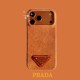 Prada Crystal-Embellished Canvas 4-Sided Cutout iPhone Case