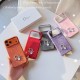 Dior Crystal Embellished Canvas 4-Sided Cutout iPhone Case