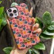 Gucci Floral Cork 4-Sided Cutout Metal Logo iPhone Case