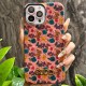 Gucci Floral Cork 4-Sided Cutout Metal Logo iPhone Case