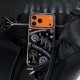 Chrome Hearts Cross Floral Scroll IMD Street-Gothic iPhone Case