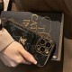 LV & Gucci Monogram Card Slot Leather iPhone Case