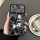BAPE ABC Camo Ape Head Logo Acrylic Streetwear Acrylic iPhone Case