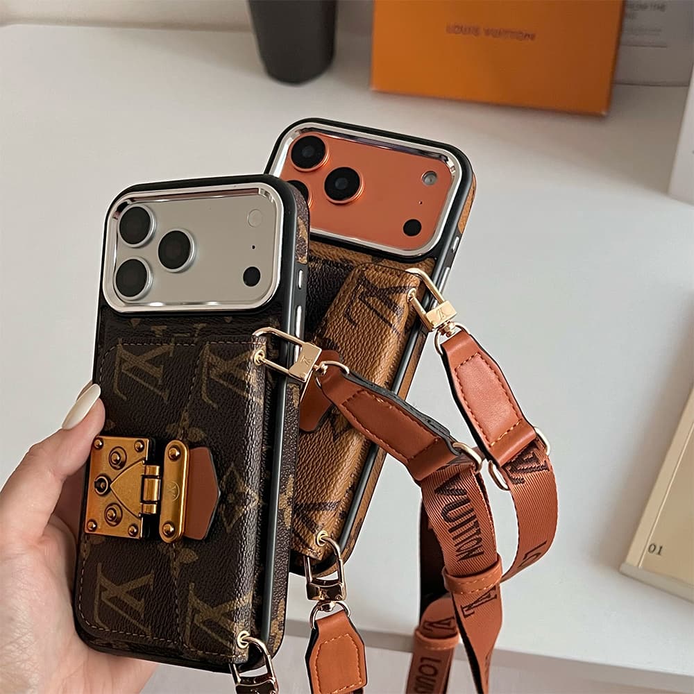 LV & Gucci Messenger Crossbody iPhone Case
