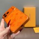 LV Gucci Dior Hermes Large Window Camera Orange Embossed iPhone Case