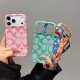 Coach Signature C Monogram 4-Sided Cutout Leather iPhone Case