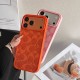 Coach Signature C Monogram Leather iPhone Case
