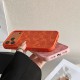 Coach Signature C Monogram Leather iPhone Case