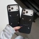Maison Margiela 0-23 Tab Stitch-Embossed Leather iPhone Case