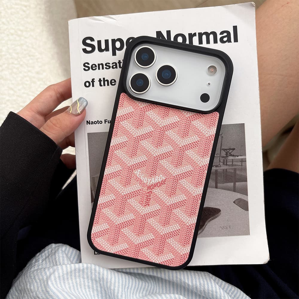 Goyard MagSafe Y-Pattern Chevron iPhone Case