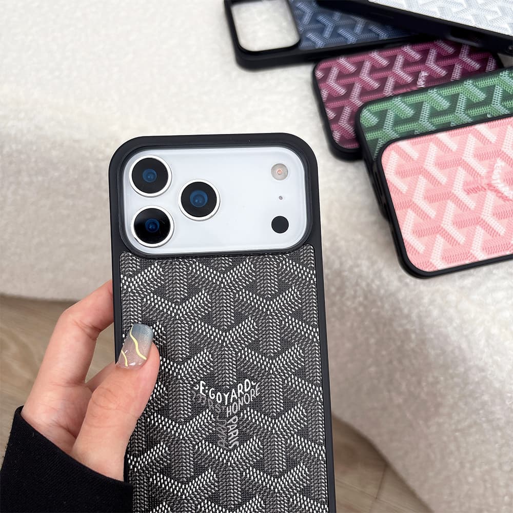 Goyard MagSafe Y-Pattern Chevron iPhone Case
