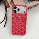 Goyard Y-Pattern Chevron Card Slot iPhone Case