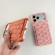 Goyard Y-Pattern Chevron Card Slot iPhone Case