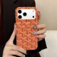 Goyard Y-Pattern Chevron Card Slot iPhone Case