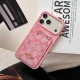 Coach Signature C Monogram Card Slot Leather iPhone Case
