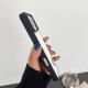 Prada MagSafe Saffiano Leather Triangle Logo iPhone Case