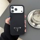Prada MagSafe Saffiano Leather Triangle Logo iPhone Case