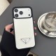 Prada MagSafe Saffiano Leather Triangle Logo iPhone Case
