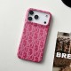 Dior Oblique Embossed Leather 4-Sided Cutout iPhone Case