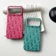 Dior Oblique Embossed Leather 4-Sided Cutout iPhone Case