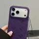 Chanel Quilted CC Logo Glitter 4-Sided Cutout iPhone Case with Charm
