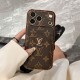 Louis Vuitton & Gucci Card Slot Leather iPhone Case