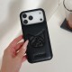 Hello Kitty & Kuromi Leather Embossed iPhone Case