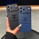 Chanel Large Window Camera Caviar Leather CC Logo iPhone Case