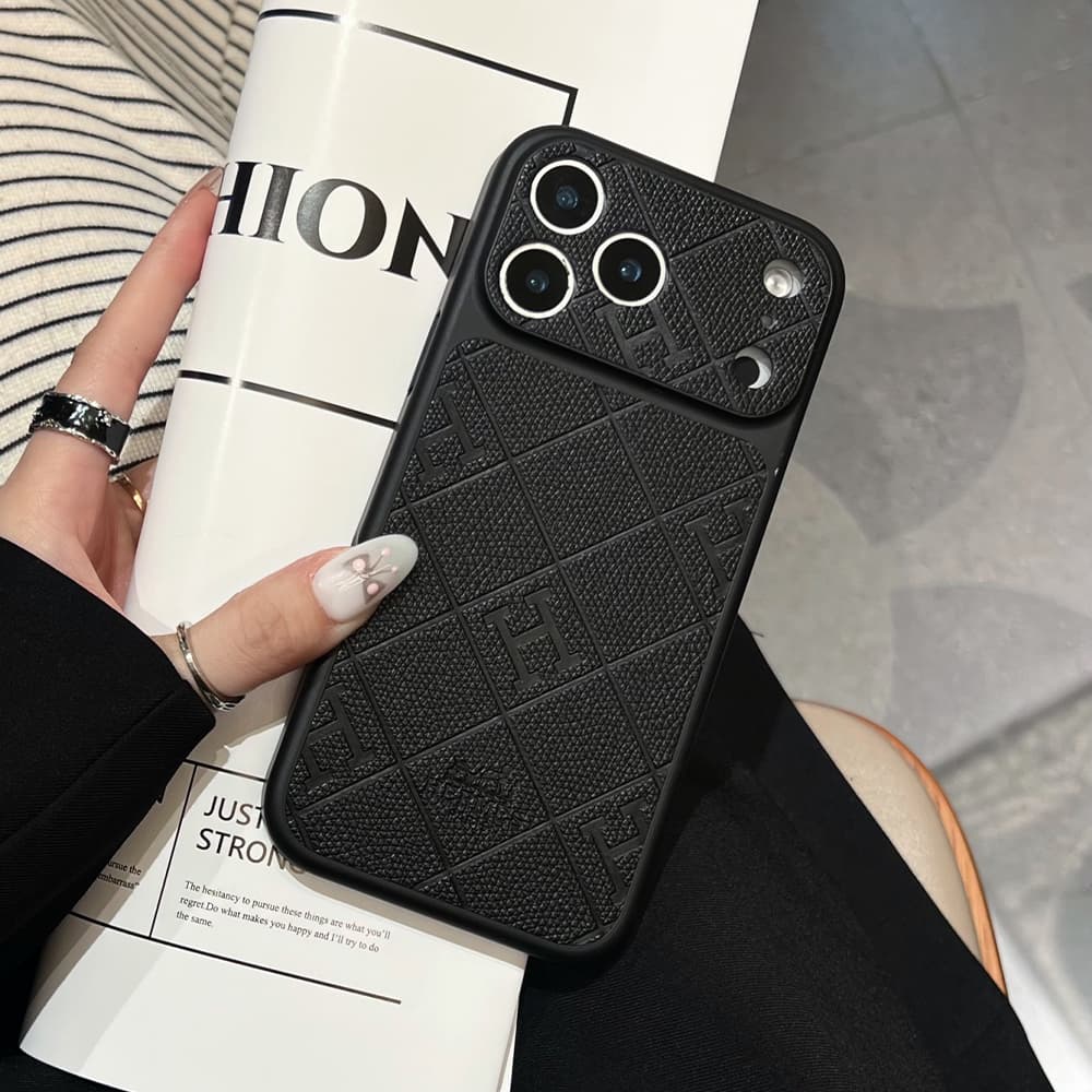 Hermès Large Window Camera H Quilted iPhone Case