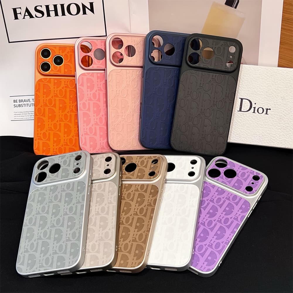 Dior Large Window Camera Oblique Embossed iPhone Case