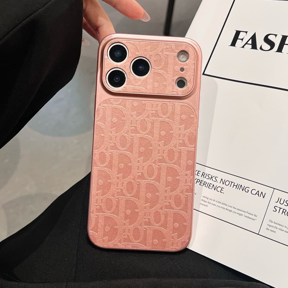 Dior Large Window Camera Oblique Embossed iPhone Case