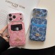Coach Large Window Camera Dual Card Slot Signature C iPhone Case