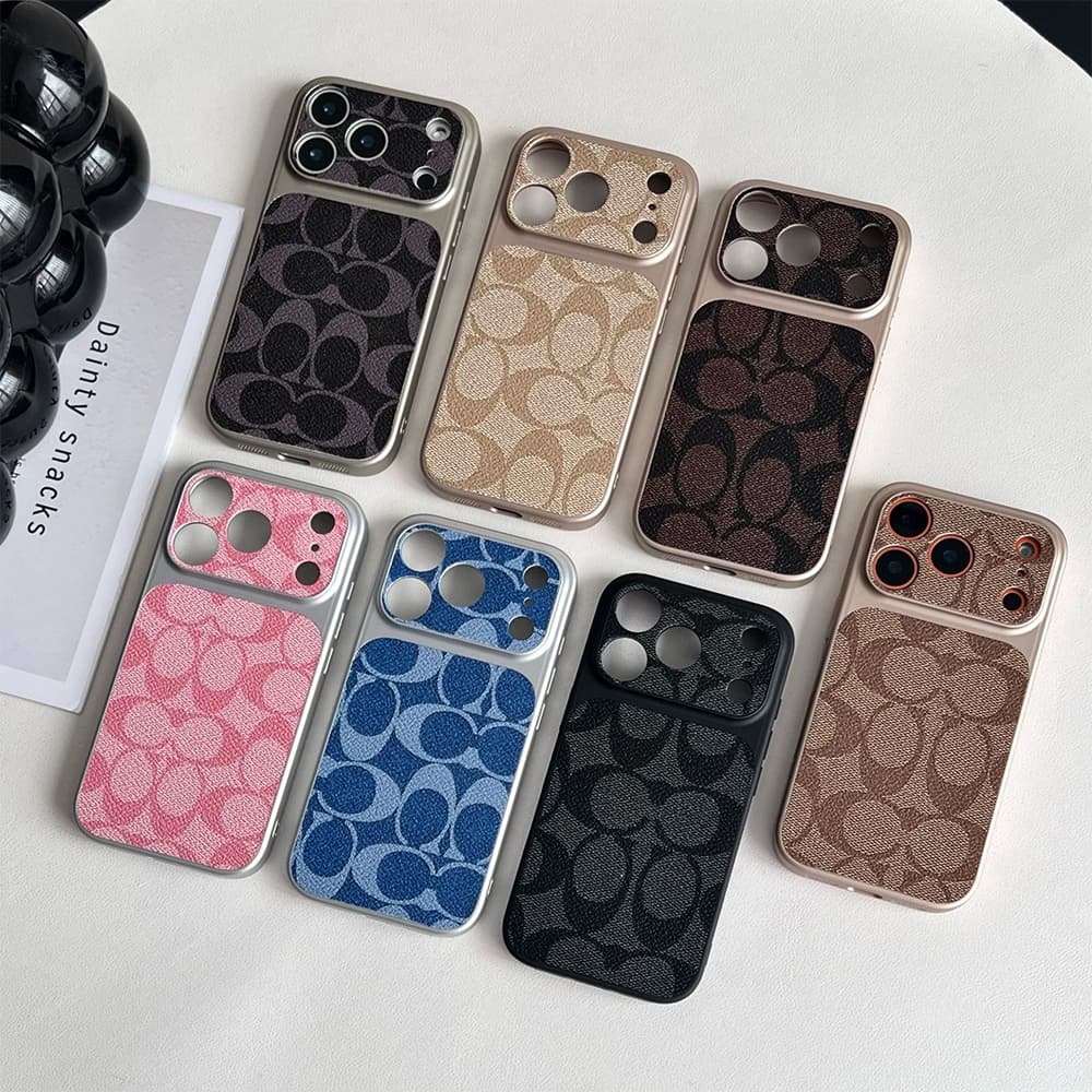 Coach Large Window Camera Signature C Print iPhone Case
