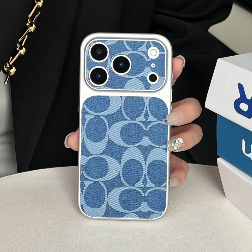 Coach Large Window Camera Signature C Print iPhone Case