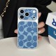 Coach Large Window Camera Signature C Print iPhone Case