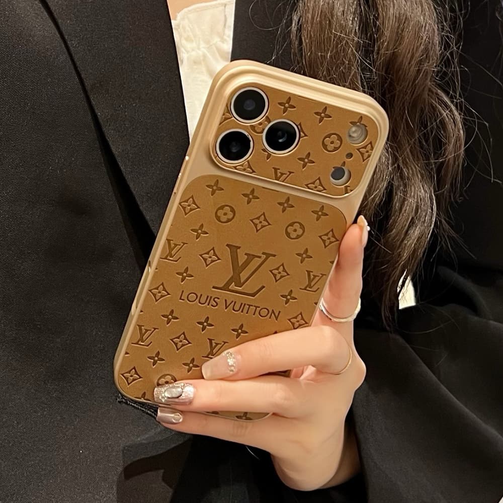 Louis Vuitton Large Window Camera Monogram Embossed iPhone Case