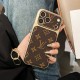 LV & Gucci Large Window Camera Monogram Print iPhone Case