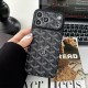 Goyard Large Window Camera Y-Pattern Print iPhone Case