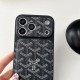 Goyard Large Window Camera Y-Pattern Print iPhone Case
