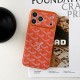 Goyard Large Window Camera Y-Pattern Print iPhone Case