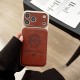 Chrome Hearts Large Window Camera Gothic Cross Embossed iPhone Case