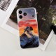 The North Face Large Window Camera Mountain Print Acrylic iPhone Case