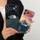 The North Face Large Window Camera Topographic Mountain Print Acrylic iPhone Case