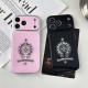 Chrome Hearts Large Window Camera Gothic Cross Glossy Acrylic iPhone Case