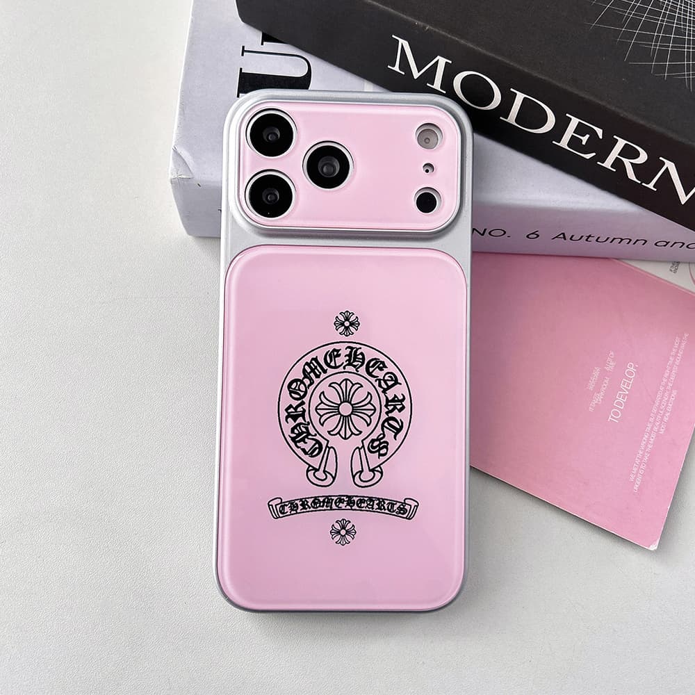 Chrome Hearts Large Window Camera Gothic Cross Glossy Acrylic iPhone Case
