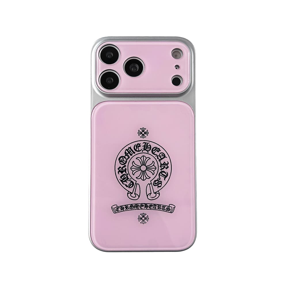 Chrome Hearts Large Window Camera Gothic Cross Glossy Acrylic iPhone Case