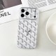 Goyard Large Window Camera Y-Pattern Glossy Acrylic iPhone Case